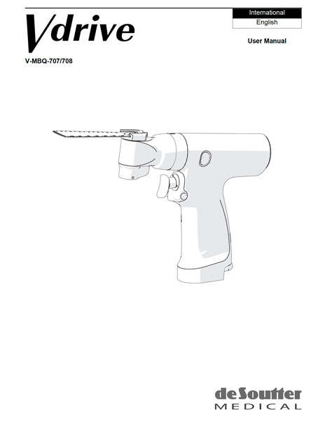 DeSoutter VDrive User Manual