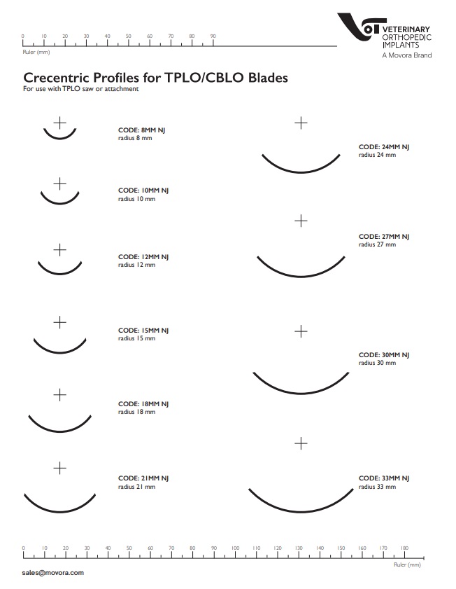 Crescentic Blade Template